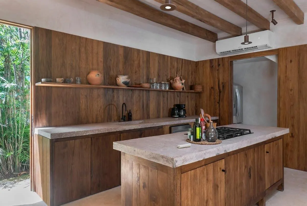 Casa vacanze Boho 3Br Villa Organic Design Gated & Rooftop Tulum