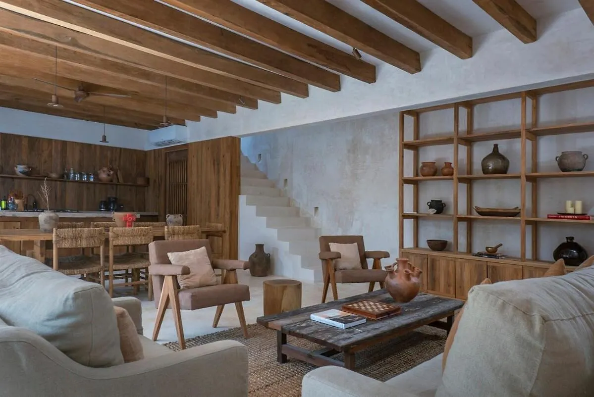 Boho 3Br Villa Organic Design Gated & Rooftop Tulum 0*,  Mexiko