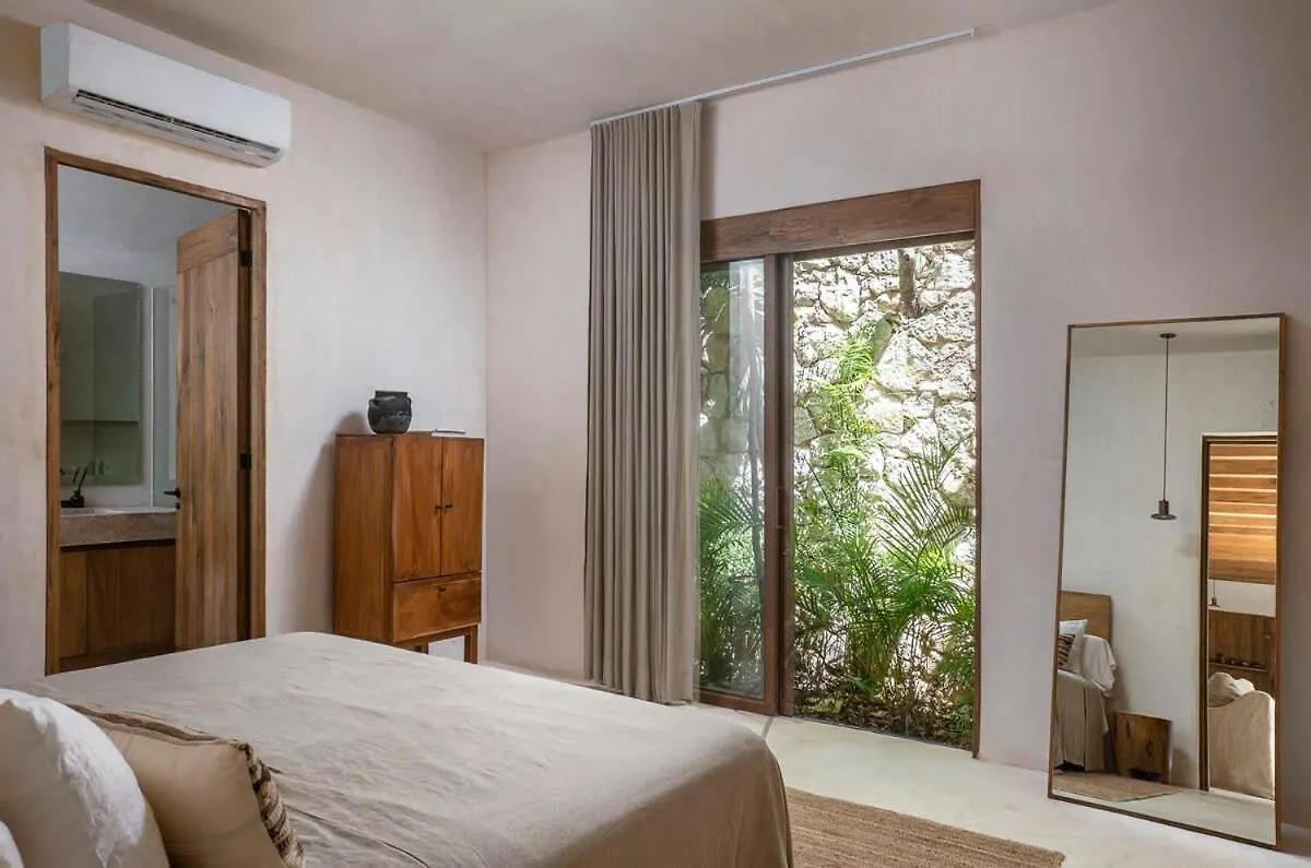 Boho 3Br Villa Organic Design Gated & Rooftop Тулум