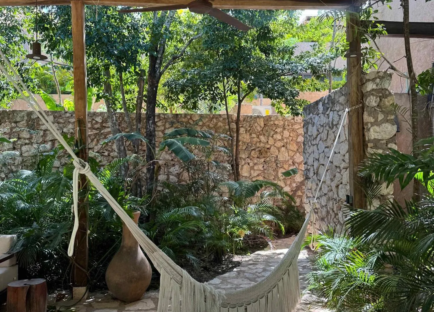 Boho 3Br Villa Organic Design Gated & Rooftop Tulum