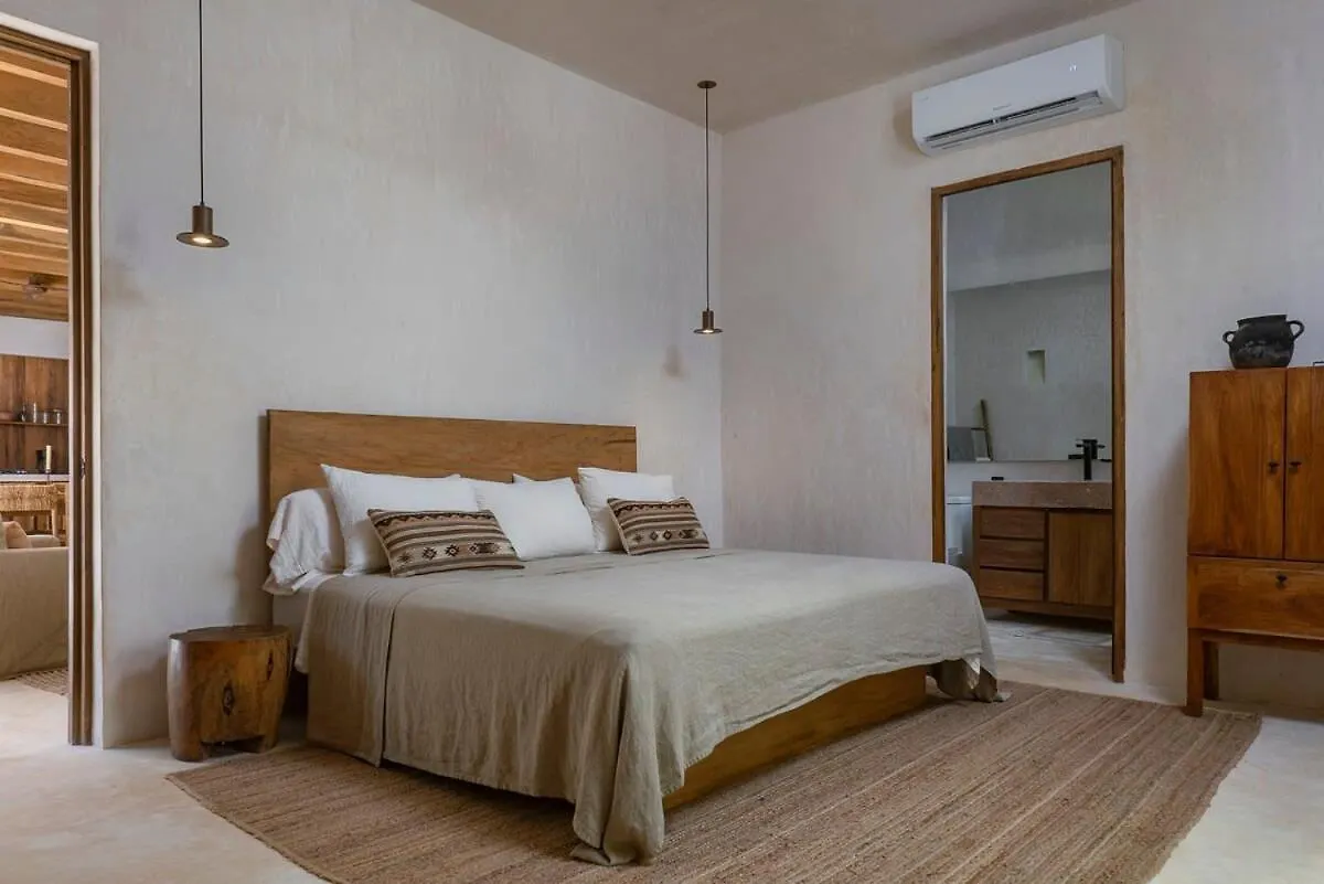 Boho 3Br Villa Organic Design Gated & Rooftop Tulum 0*,