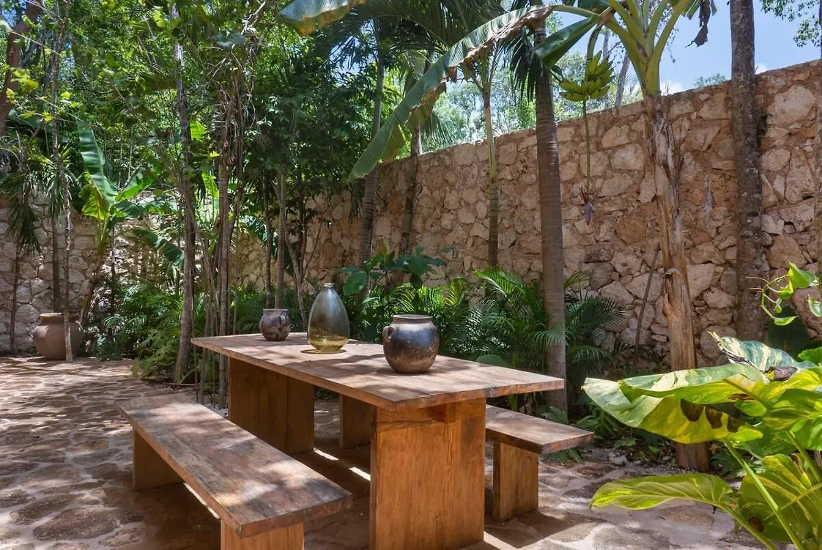Boho 3Br Villa Organic Design Gated & Rooftop Tulum 0*,