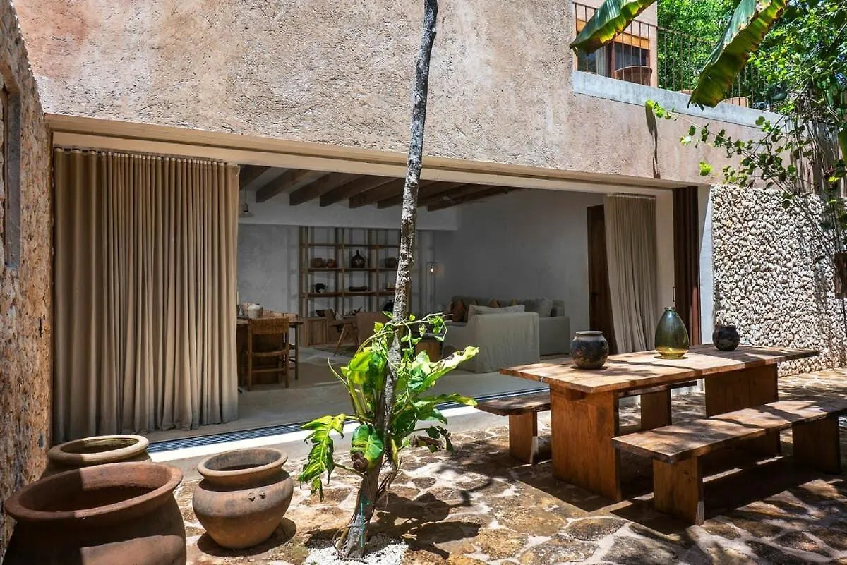 Holiday home Boho 3Br Villa Organic Design Gated & Rooftop Tulum Mexico