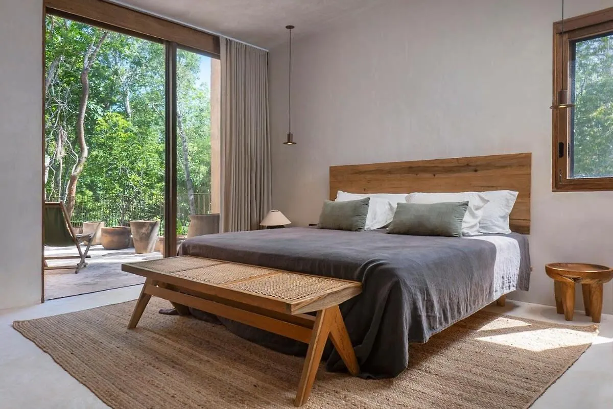 Holiday home Boho 3Br Villa Organic Design Gated & Rooftop Tulum