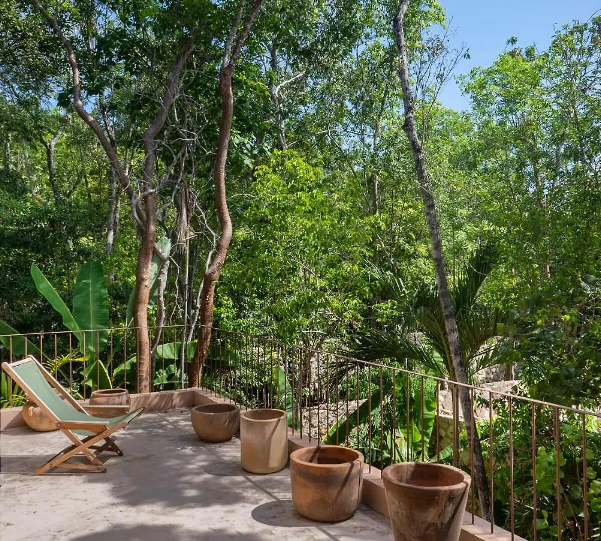 Boho 3Br Villa Organic Design Gated & Rooftop Tulum